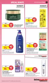 Catalogue Intermarché page 11: L'ORÉAL Elnett €6,62, MAYBELLINE MASCARA SENSATIONAL BODY BLACK €6,61