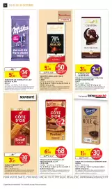 Catalogue Intermarché page 26: LENÔTRE ENTREMETS PLAISIR AU CHOCOLAT €4,75, LA GOURMANDISE Merveilles du Monde €3,82