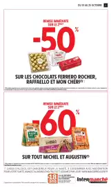 Catalogue Intermarché page 3: Ferrero rocher raffaello mon chéri, Michel & augustin
