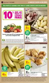 Catalogue Intermarché Express page 4: BANANE €0,98, ASSORTIMENT DE VIENNOISERIES PUR BEURRE €3,03