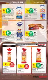 Catalogue Intermarché Hyper page 23: Pasquier Pain grillé l'original €1,39, Chabrior Muesli Crisp Chocolat au lait €1,64