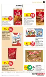 Catalogue Intermarché Hyper page 33: Lindt TABLETTE DE CHOCOLAT CRÉATION ROCHER NOIR PRALINÉ €3,03