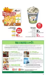 Catalogue Maximarché page 11: Marie pizza surgelee Crousti Moelleuse €6,54, Ben & jerry's cookie dough €1,43
