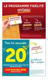 Catalogue Maximarché page 2: 2 LE PROGRAMME FIDÉLITÉ survitaminé * AVANTAGE CARTE DE FIDÉLITÉ € CHAQUE JOUR, LORS DE VOTRE