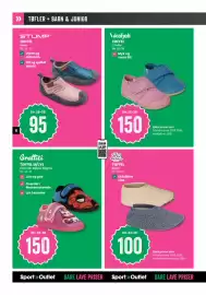 Sport Outlet kundeavis Side 16: Stump tøffel €95,00, Tiny Trolls Tøffel €100,00