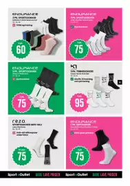 Sport Outlet kundeavis Side 43: Rezo sportssokker anti-skli €75,00, Endurance sportssokker €60,00