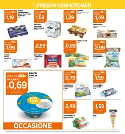 Volantino Ekom Pagina 12: Montefelice mozzarella bocconcino light €0,79, Alpli bevanda riduzione colesterolo €1,59