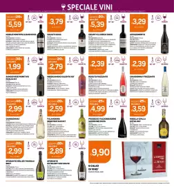 Volantino Ekom Pagina 15: Falanghina Beneventano IGT Bellamico €2,59, Negroamaro Salento IGT Manieri €2,79