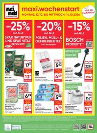 Maximarkt Flugblatt woche 41 Seite 32: Bio-Caffé €13,49, SimPex Basic Vakuumierfolien €4,49