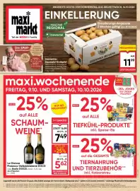 Maximarkt Flugblatt woche 41 Seite 1: * maxi markt Teil der SPAR Familie ANGEBOTE GÜLTIG VON DONNERSTAG, 8.10. BIS MITTWOCH