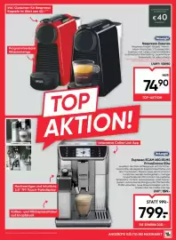 Maximarkt Flugblatt woche 41 Seite 31: Espresso ECAM 650.55.MS PrimaDonna Elite €799,00, Nespresso Essenza €74,90