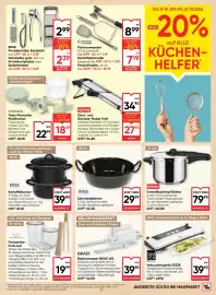 Maximarkt Flugblatt woche 41 Seite 5: KELOmat Obst- und Gemüse-Hobel Profi €34,90, RIESS Schnitzelpfanne €29,99