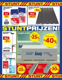 Hubo folder Pagina 10: Hubo metselspecie €3,99, Dakpaneel Bricoprofiel €16,99