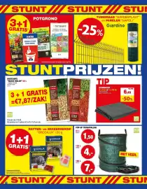 Hubo folder Pagina 2: Houtchips magic mulch €7,87, Pop-up tuinafvalzak €1,50