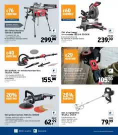 GAMMA folder Pagina 10: Skil tafelcirkelzaag €299,00, Skil mengmachine 1016AA €79,99