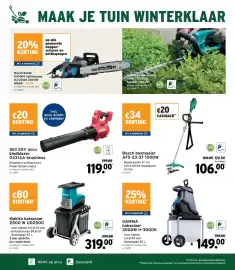 GAMMA folder Pagina 14: Makita hakselaar €319,00, Gamma hakselaar €149,00