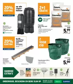 GAMMA folder Pagina 15: Tuinafvalzak €5,00, Regenton €57,19