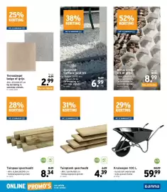 GAMMA folder Pagina 17: Grindrooster €8,99, Tuinplank geschaafd €4,39