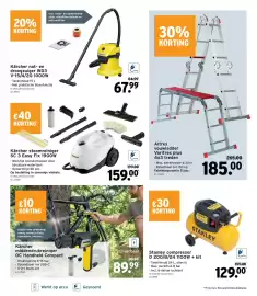 GAMMA folder Pagina 18: Altrex vouwladder €185,00, Kärcher stoomreiniger SC 3 Easy Fix €159,00