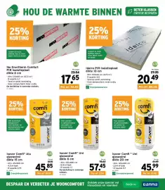 GAMMA folder Pagina 19: Iko Enertherm Comfort PIR isolatieplaat €17,65, Idelco PIR isolatieplaat €20,49