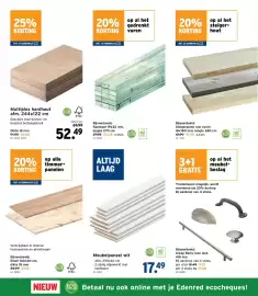 GAMMA folder Pagina 24: Meubelpaneel wit €17,49, Houten planken €22,36