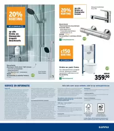 GAMMA folder Pagina 30: Grohe wc pack Como €359,00, Thermostatische douchekraan Precision Start €172,00