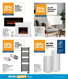 GAMMA folder Pagina 33: Infrarood-panelen €104,25, Livn schouwombouw Saalbach MDF €215,20