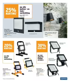 GAMMA folder Pagina 41: GAMMA buitenlamp €37,49, Handson bouwlamp €22,39