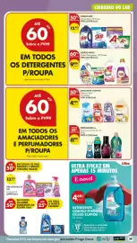 Folheto Pingo Doce semana 41 Página 47: Amaciador comfort essência azul €4,49, Líquido skip active clean €12,99