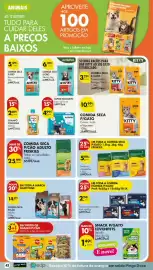 Folheto Pingo Doce semana 41 Página 50: Comida seca p/cão adulto friskies €25,99, Comida seca p/gato kitty €10,99