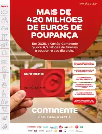 Folheto Continente semana 41 Página 2: ÍNDICE DOO の loja, site e app MAIS DE 420 MILHÕES DE EUROS DE POUPANÇA Em 2025, o