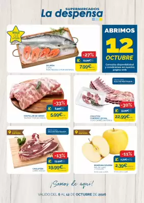 Folleto Supermercados La Despensa (válido hasta el 12-10)