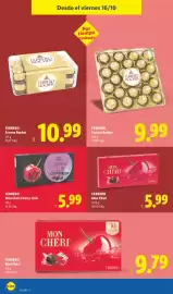 Catálogo Lidl semana 42 Página 52: Ferrero Mon Chéri €5,99, Ferrero Mon Chéri Cherry Club €5,99