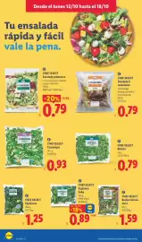Catálogo Lidl semana 42 Página 8: Chef Select Canónigos €0,93, Chef Select Rúcula €0,79