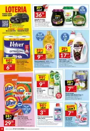 Twój Market gazetka tydzień 41 Strona 38: Proszek do prania Vizir €29,99, Płyn do naczyń cytryna i mięta Wash & Free €7,99
