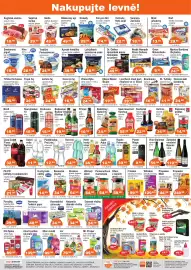 COOP DISKONT leták Strana 2: Dle Gusta anglická slanina €19,90, PE-PO potřeby k podpalování €21,90