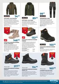 Meno Pro folder Pagina 16: Hoge veiligheidsschoenen victus €103,30, Softshell jas taris €89,25