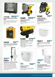 Meno Pro folder Pagina 7: Heteluchtkanon diesel €479,00, Foglia wc pack hangtoilet €153,00