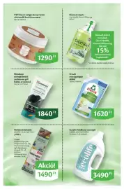 EcoFamily akciós újság Oldal 6: Herbiovit fekete nadálytó krém €1.490,00, Ecolife folyékony mosógél €3.490,00