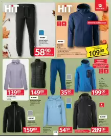 Selgros gazetka Strona 23: SOFTSHELL MĘSKI NETI HI-TEC €109,00, Polar Damski €139,00