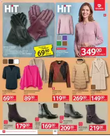 Selgros gazetka Strona 25: Rękawiczki Damskie €69,90, BOTKI DAMSKIE €179,00