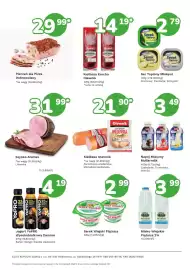 Limonka gazetka Strona 2: Ser topiony szczypior Mlekpol €2,79, Kiełbasa krucha Olewnik €14,19