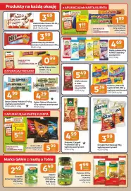 Społem Częstochowa gazetka Strona 6: Ciastka markizy Hit Minis o smaku czekoladowym €3,99, Wafel Kinder Bueno €3,69