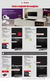 MediaMarkt akciós újság Oldal 3: Bosch kerámia főzőlap + beépíthető sütő €199.999,00