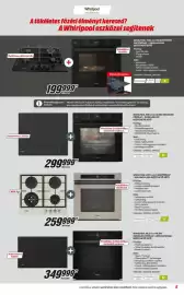 MediaMarkt akciós újság Oldal 5: Whirlpool gázfőzőlap sütő €259.999,00