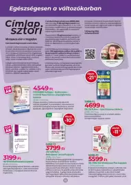 Herbaház akciós újság Oldal 16: Dr. Herz menopauza plus €5.599,00, Dr.chen porc joint hyaluron tabletta €4.699,00