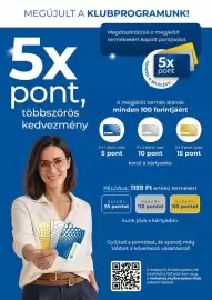 Herbaház akciós újság Oldal 2: MEGÚJULT A KLUBPROGRAMUNK! 5x pont, többszörös kedvezmény Megötszörözzük a megjelölt