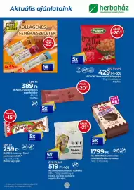 Herbaház akciós újság Oldal 3: Mr. Brownie gluténmentes csokoládédarabos brownies €1.799,00
