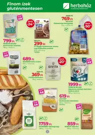 Herbaház akciós újság Oldal 7: Balviten gluténmentes levesgyöngy €769,00, Premium natura gluténmentes zabpehely €799,00