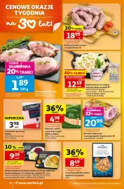 Auchan gazetka | Supermarket Strona 4: CENOWE OKAZJE TYGODNIA na 3♡ lat! 20% TANIEJ 23,99 1899 kg *Cena sprzed pierwszego